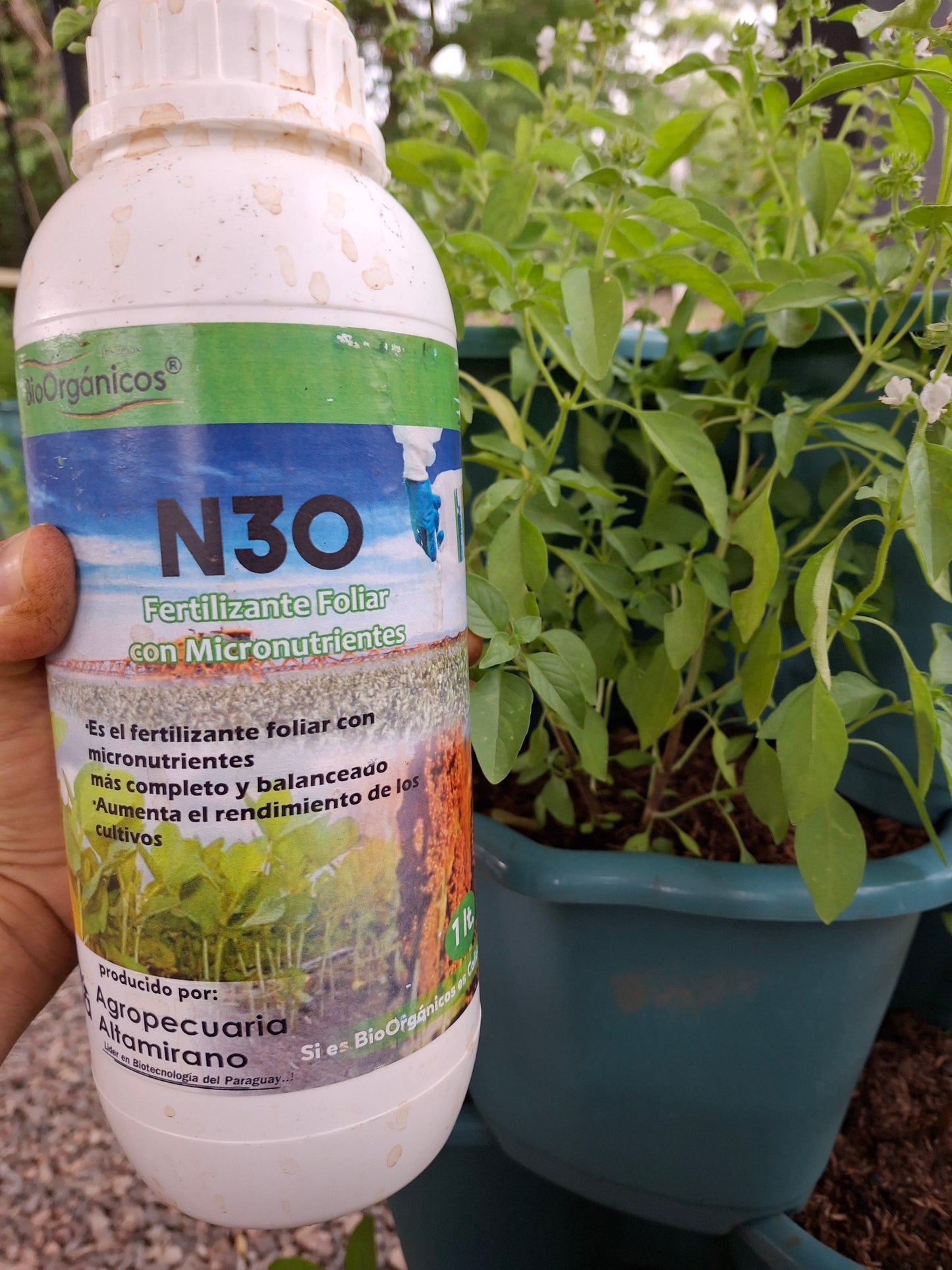 N30 fertilizante organico foliar