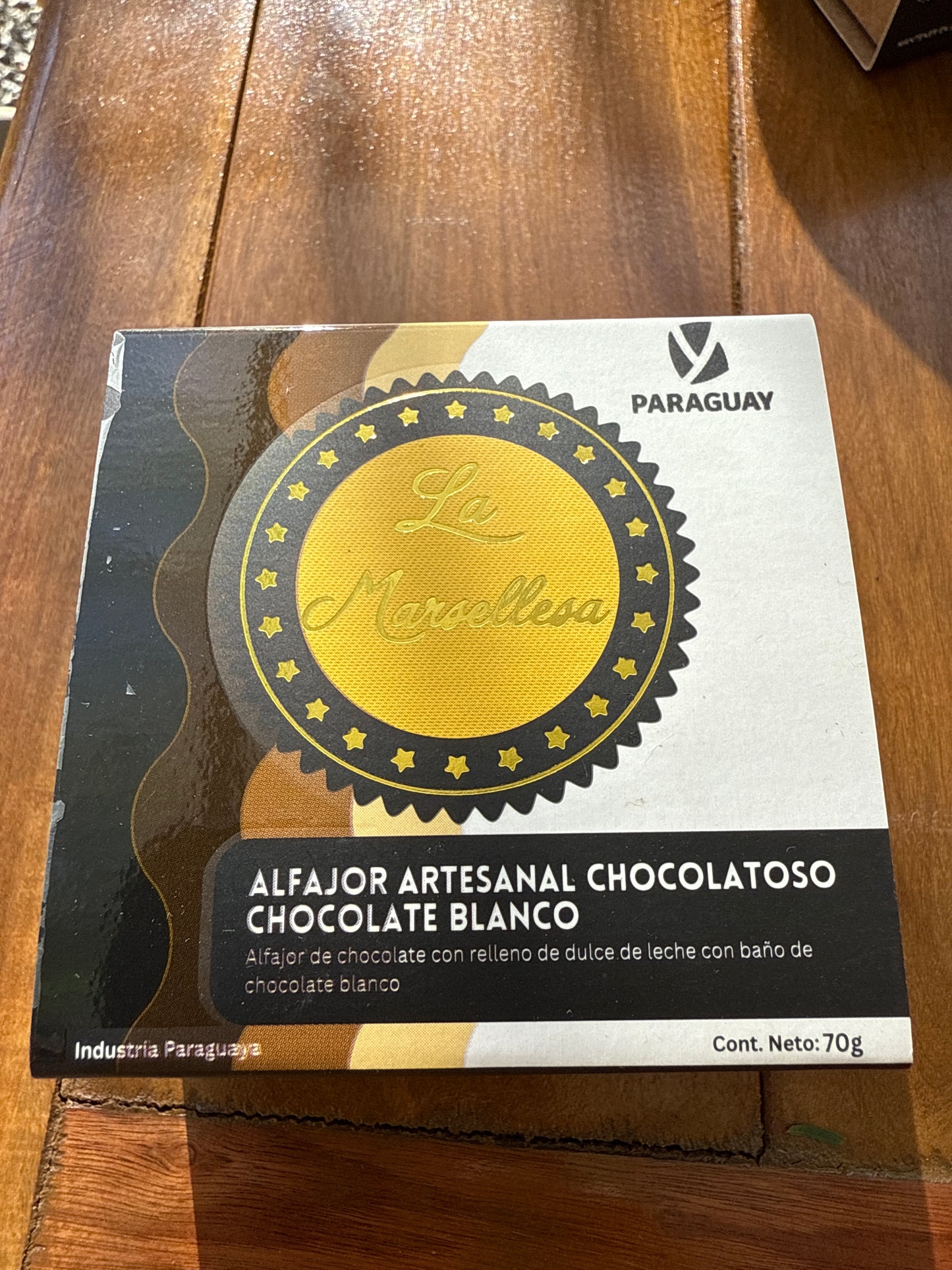 Alfajor Clásico de Chocolate Blanco 70g