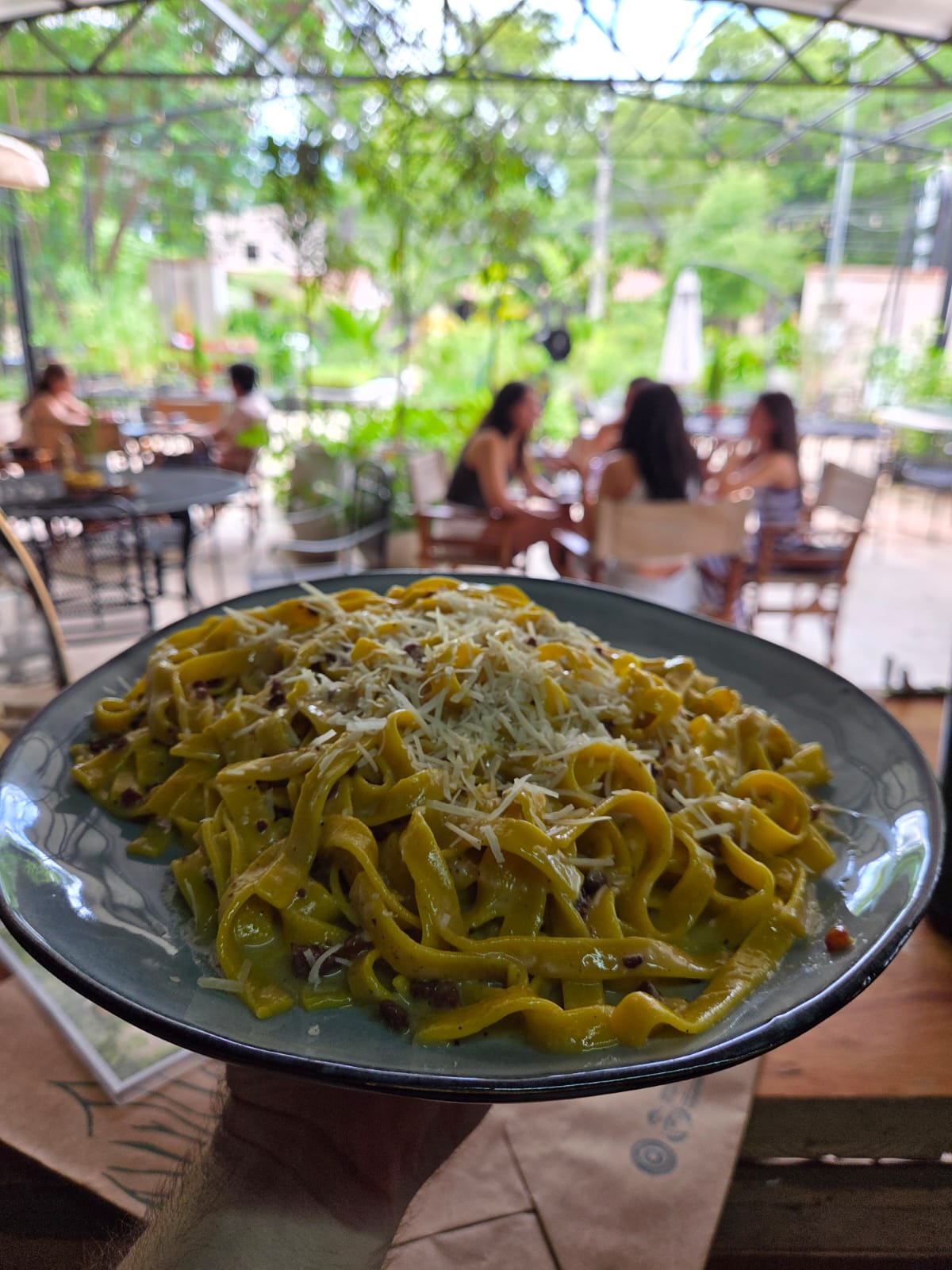 Fettuccini a la Carbonara