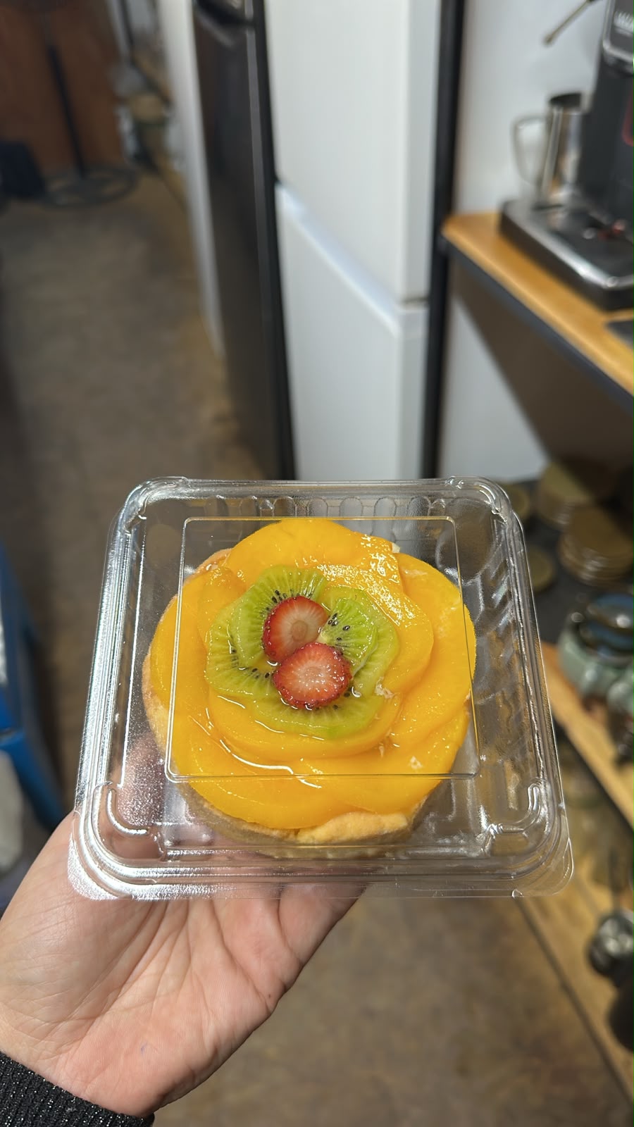Postre de Durazno y frutilla