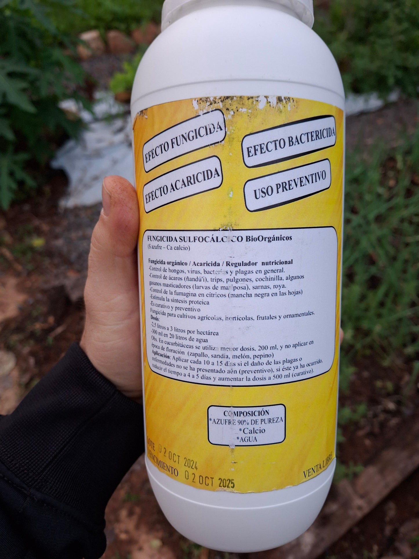 Fungicida Acaricida Sulfocalcico 1L