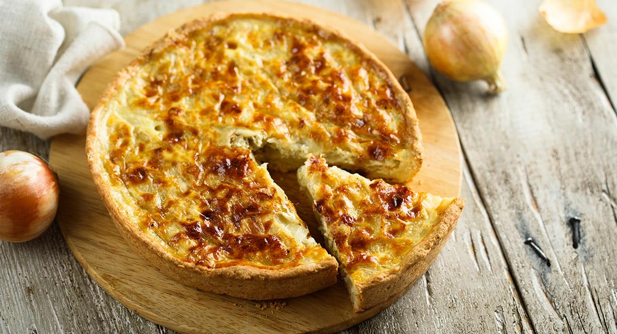 Tarta de Cebolla (porción)