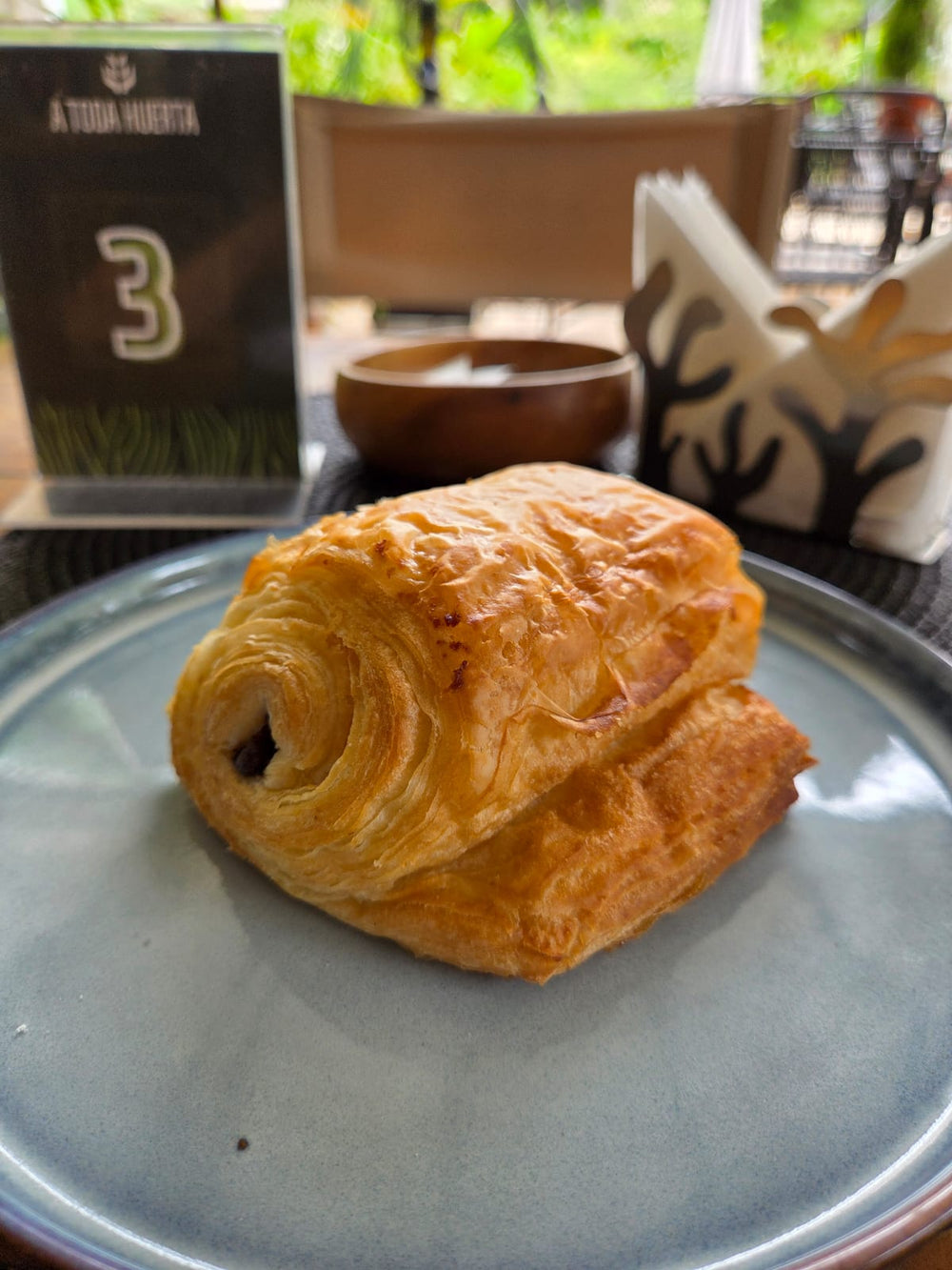 Croissant de chocolate