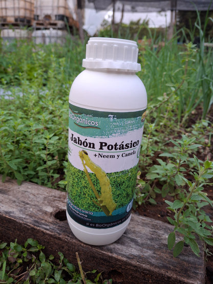 Jabon Potasico + Neem y Canela 1L