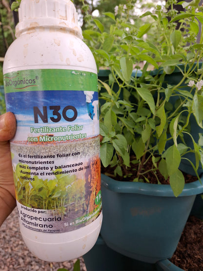 N30 fertilizante organico foliar