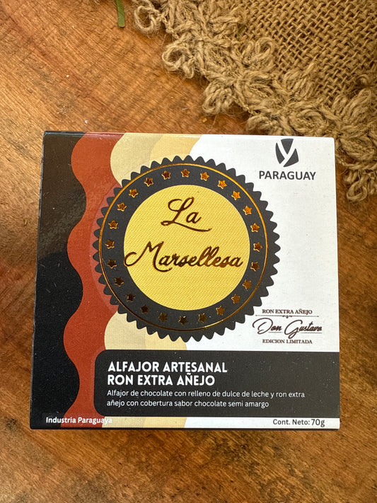 Alfajor Artesanal Ron Extra Añejo 70g