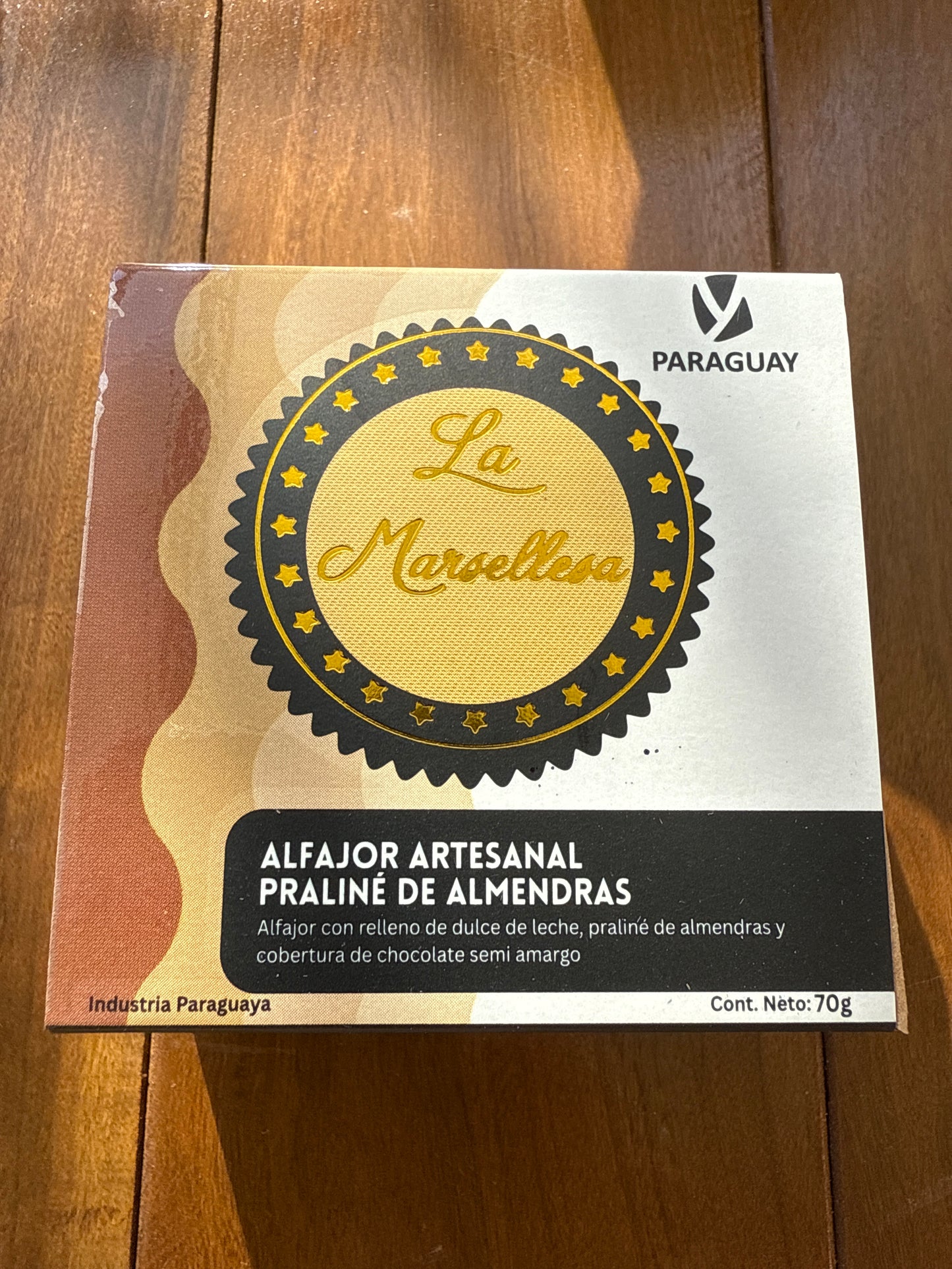 Alfajor Boutique Praliné de Almendras 70g