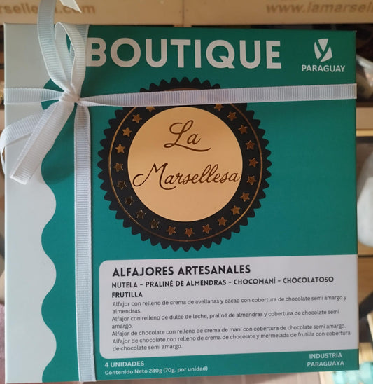 Caja de Alfajores Boutique x4 unidades