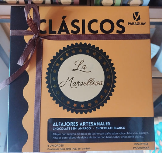 Caja de Alfajores Clásicos x4 unidades