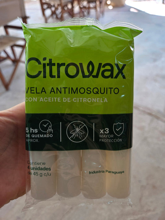 Vela Citrowax paq 4x45gr